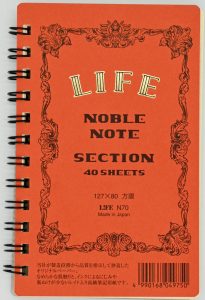 photo of the Life Noble Note cover