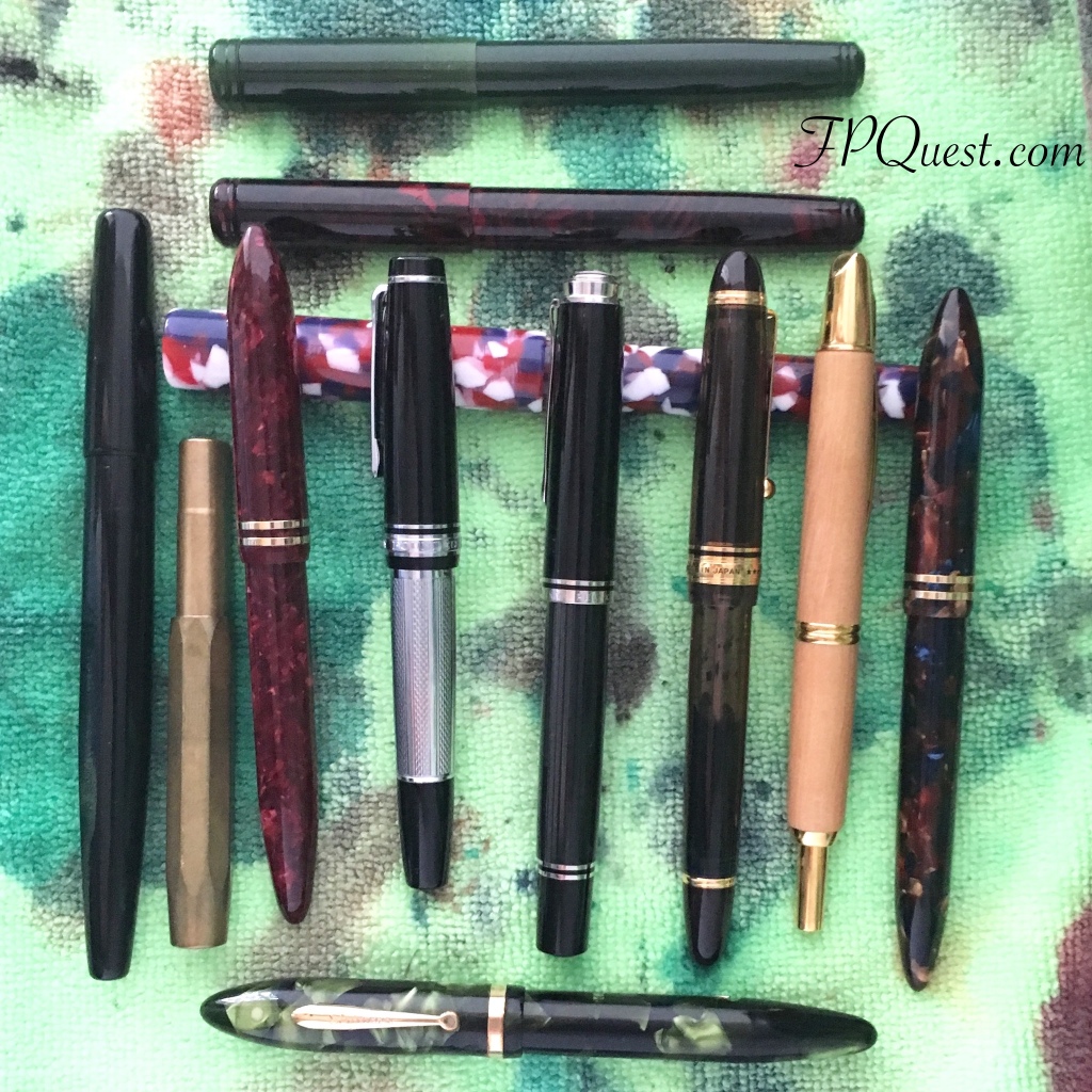 All pens currently inked