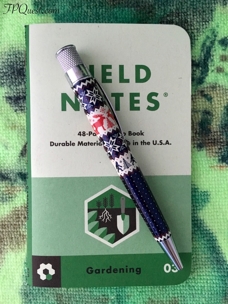 Ugly Sweater Retro 51 and Field Notes Workshop Companion Gardening