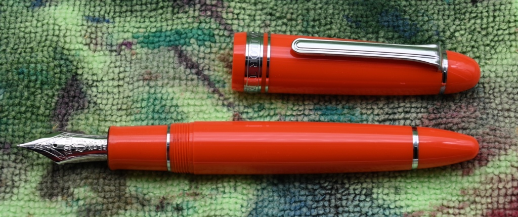 Photo of my favorite new fountain pen of 2020 - The Sailor KOP Royal Tangerine.