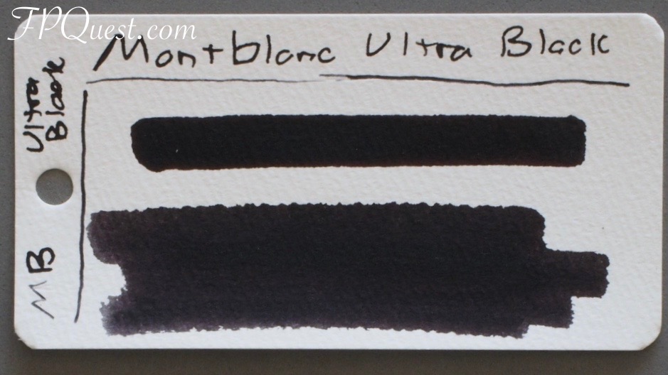 Montblanc Ultra Black ink swab